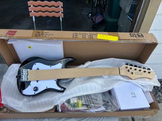 Kids electric guitar with amp