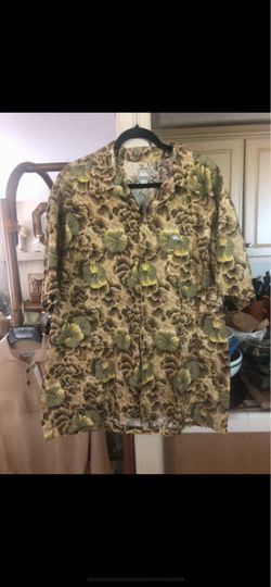 Quiksilver Floral Hawaiian Button-Up Shirt