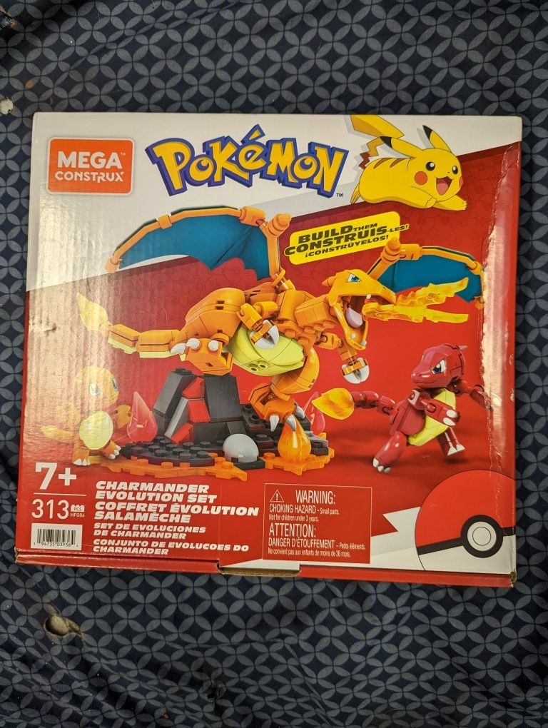 Mega Construx PokEmon Charmander Evolution