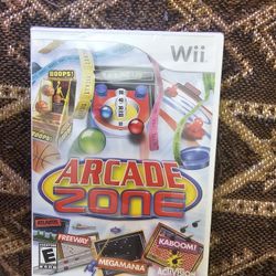 Arcade Zone  Nintendo Wii, 2009 NEW UNOPENED 