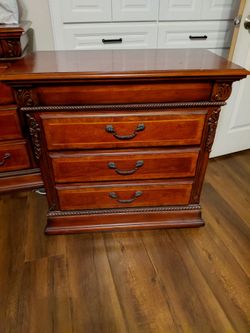 Solid wood dresser