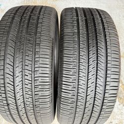 TWO TIRES 255/45/20 Goodyear Eagle RS-A Like New With 95% Left Good Deal Both 