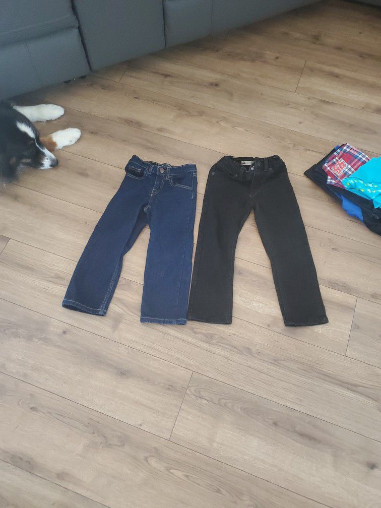 Boys Size 5 Adjustable Waist Jeans 