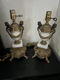 Antique Gold Lamps