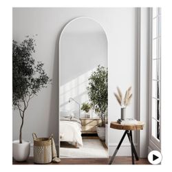 White Full Length Mirror, 64"X21" Large Floor Mirror, Full Body Mirrors for Leaning or Hanging, Standing Mirrors for Bedroom, Living Room,Dressing Roo