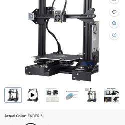 Creality Ender 33D Printer Fully Open Source with Resume Printing Function Printing Size 220x220x250mm Aluminum Black