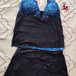 Black & Blue Women's Swimsuit 