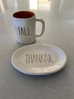 Rae Dunn Mug ( Double Sided ) and Oval