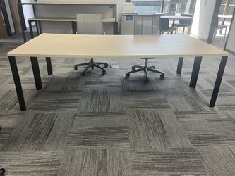 Set of 4 Modern 8FT Conference Tables – Modular Office Setup