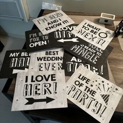 Signs For Wedding Pictures 