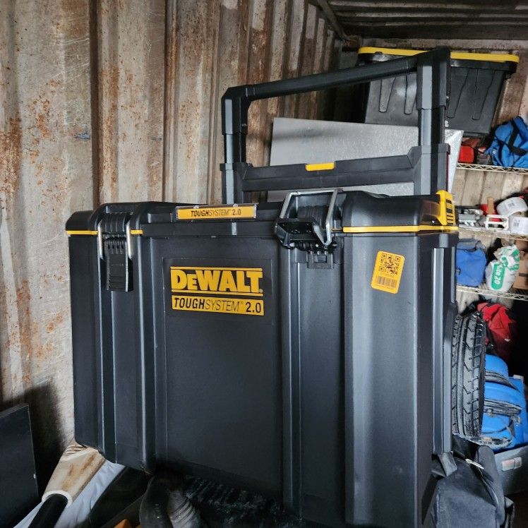 DeWalt ToughSystem 2.0 19.6 in. Rolling Tool Box Black/Yellow
