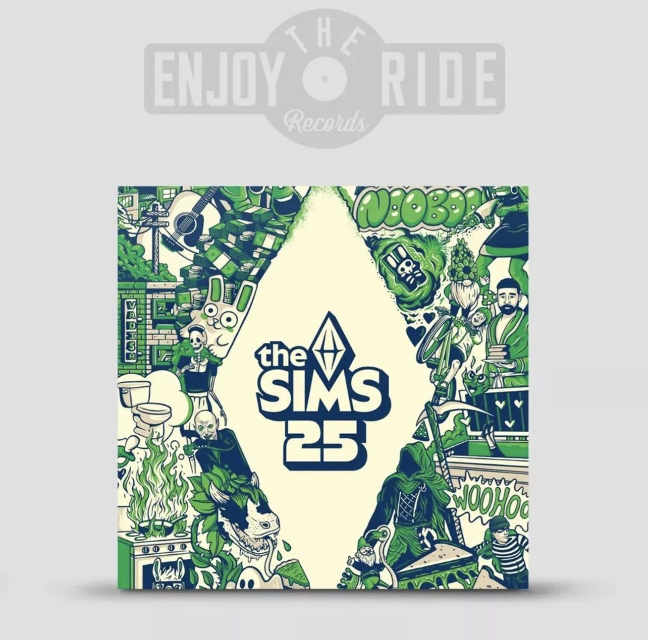 PRESALE PREORDER The Sims 25th Soundtrack Green Apple Cream LE /250 vinyl
