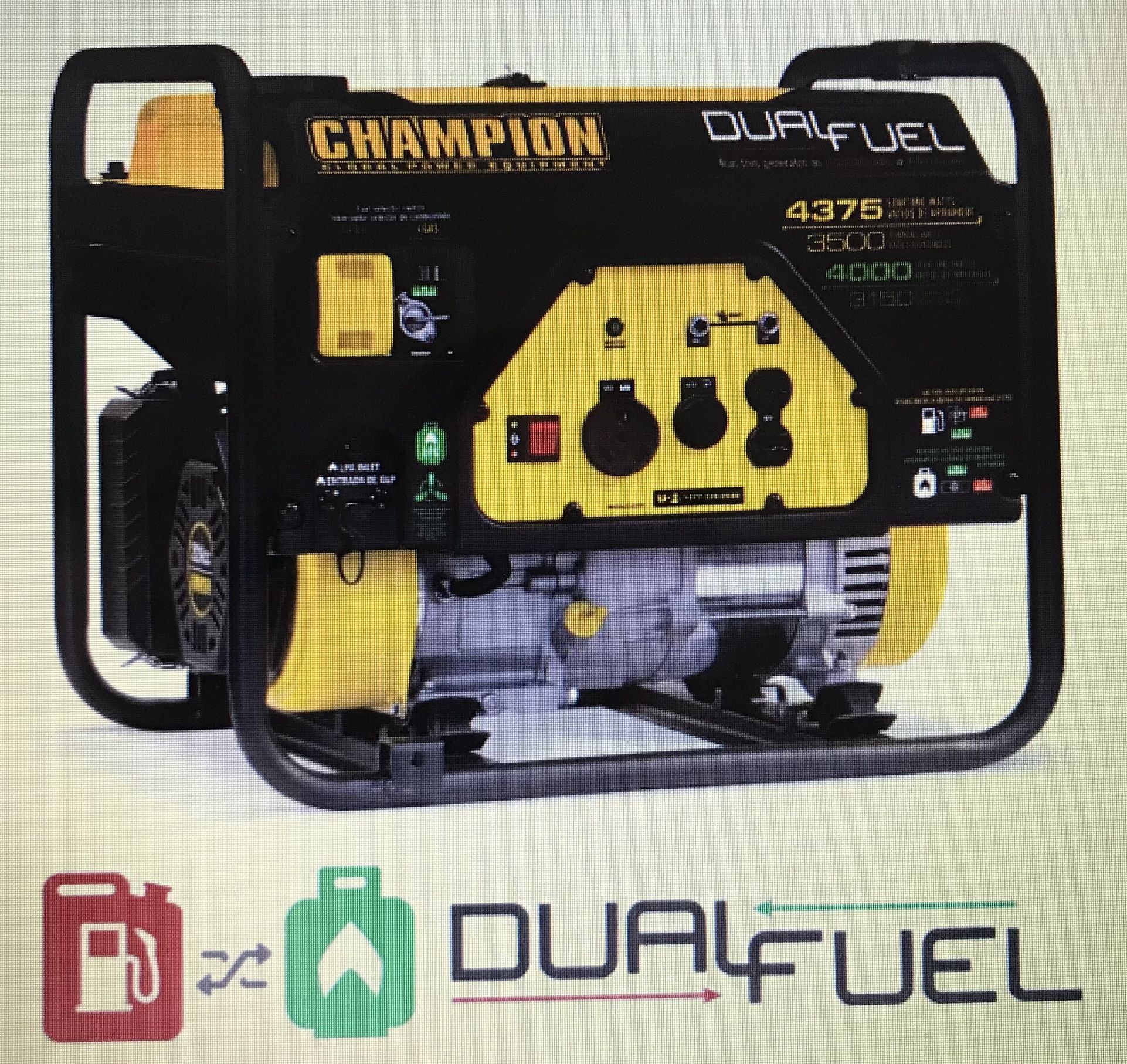 Champion 3500W Duel Fuel Generator