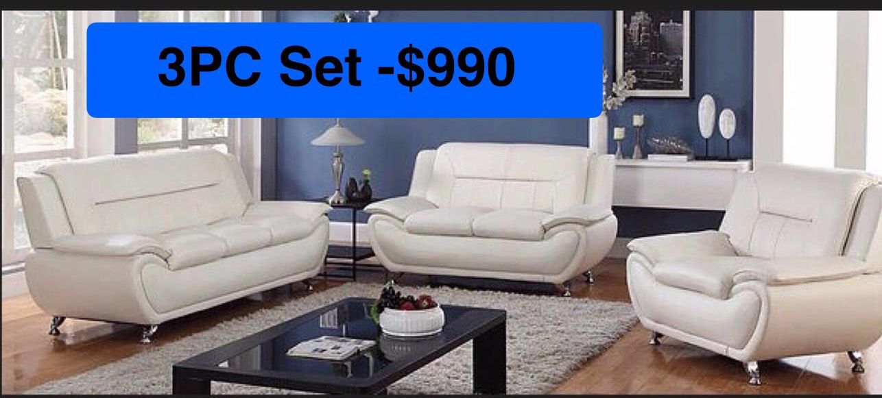 FREE DELIVERY💥Brand New 💥3PC Sofa, Loveseat, Chair Set 