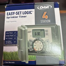Orbit 4 station sprinkler timer - $45