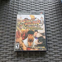 PS2 - Street Fighter Anniversary Collection - Tested