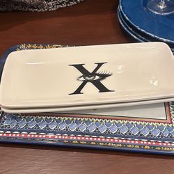 William Sonoma Rectangular Appetizer Plates