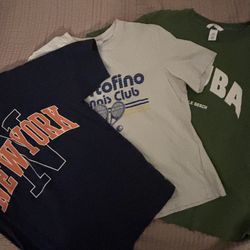 3 H&M Shirts Clothes Barely Used Size S And XS