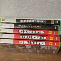Xbox 360 games $10 each Red Dead GTA