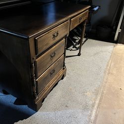 Rustic Wood Desk