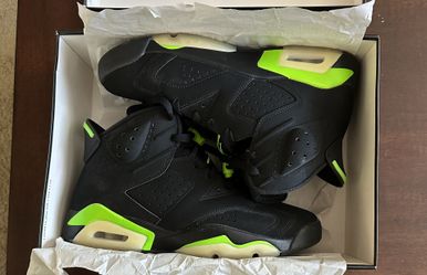Air Jordan 6 Electric Green Size 9