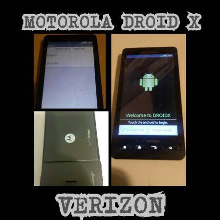Motorola Droid X Verizon clean ESN