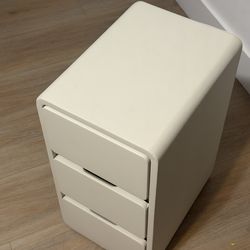 Minimalist side table with drawers