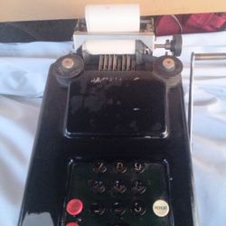 Antique Monarch Hand Crank Add Machine
