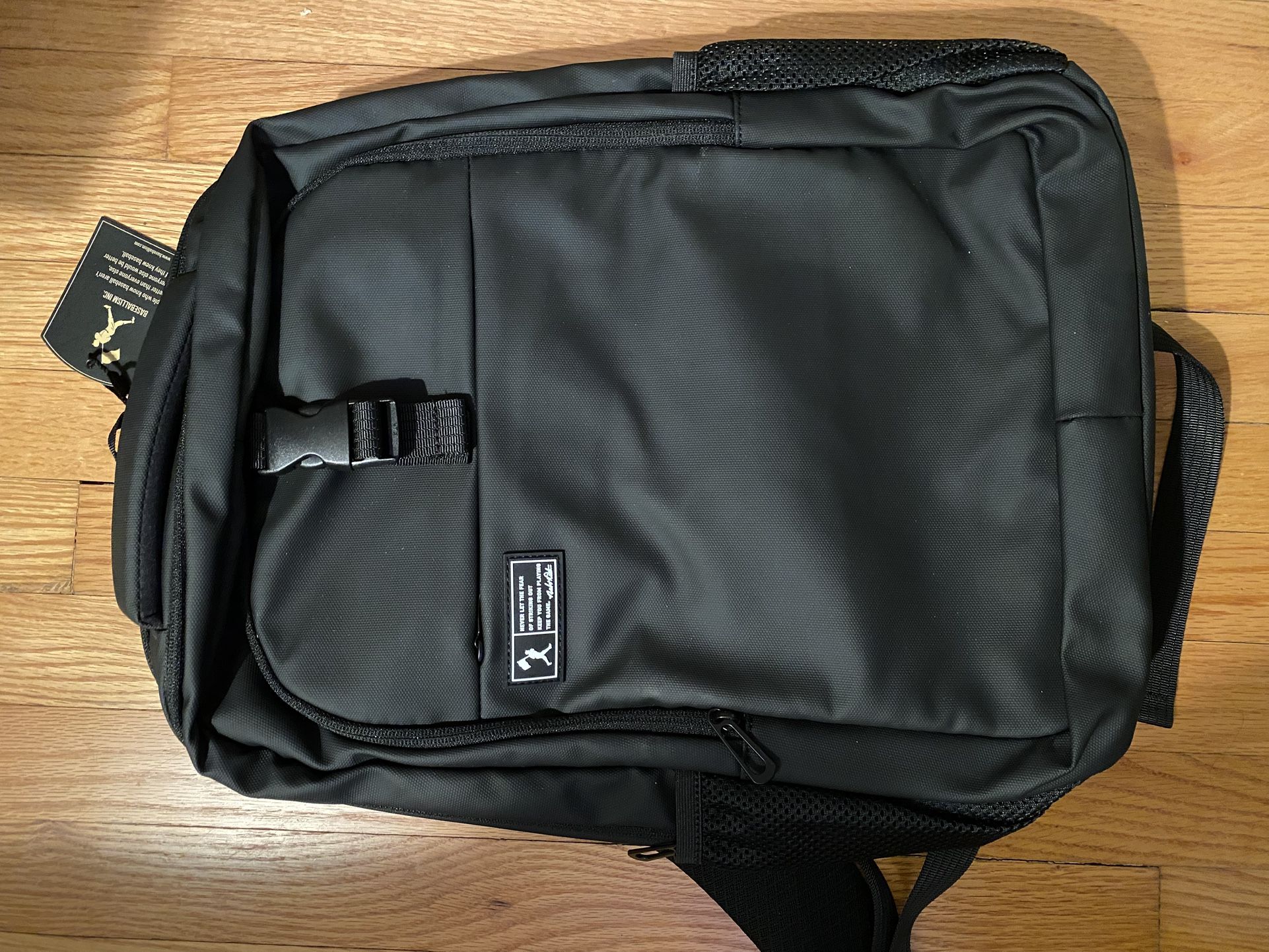 BASEBALLISM BLACK BACK PACK