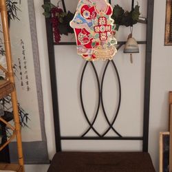 4-Hook Hall Tree Coat Rack with Storage Bench.  H71" x W29" x D16"