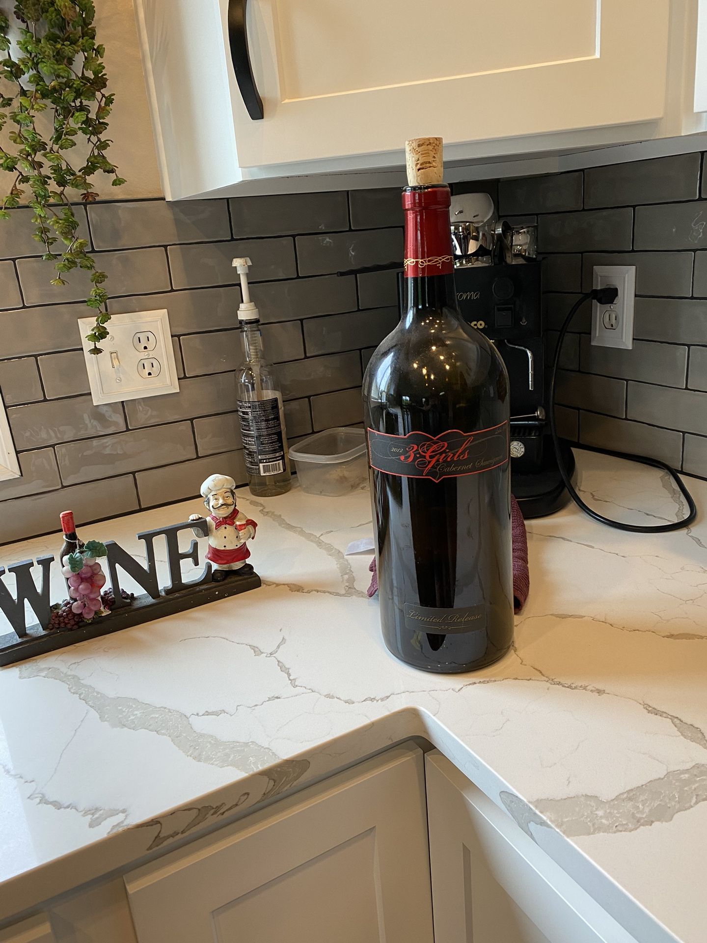 Extra Large Wine Bottle For Decoration 