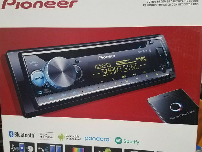 New!!! Pioneer Car Stereo With Bluetooth