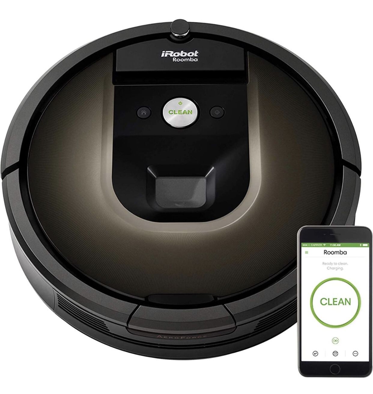 Like New! Refurbished iRobot Roomba 980 Robot Vacuum-Wi-Fi Connected Mapping, Works with Alexa