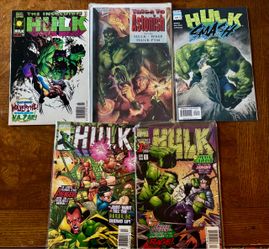 Marvel Hulk Comic Book Lot of 5