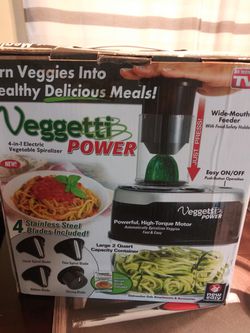 Veggetti Power 4-in-1 Veggie Spaghetti Spiralizer