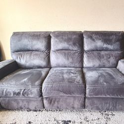 Value City Furnitures Reclining Sofa for..Gently used- In great condition!!
