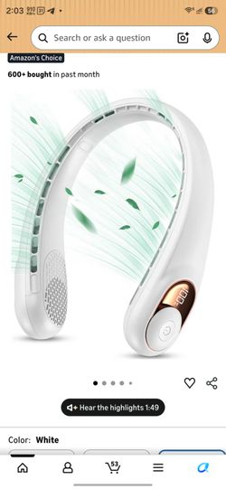 New S9 neck fan