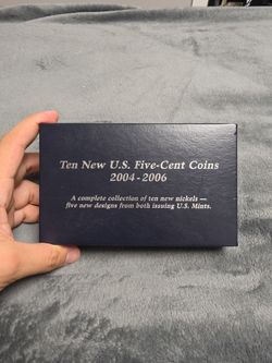 Ten New U.S. Five-Cent Coins 2004–2006 Collection