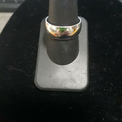Sterling Silver 8MM Band Sz 9