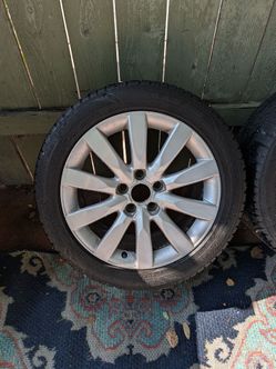 17" Audi Silver Wheels