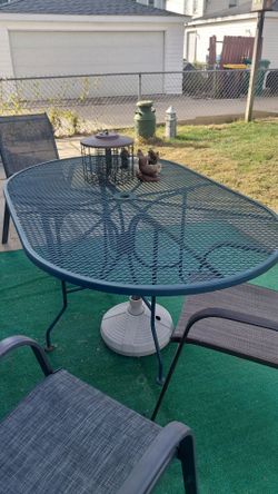 Wrought iron table