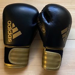 Adidas Hybrid 100 Boxing Gloves Gold & Black