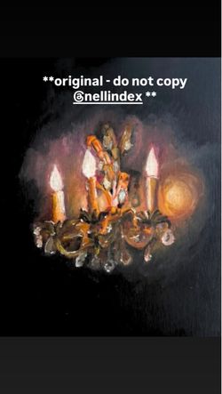(Prints available) Original oil painting by Nell @nellindex