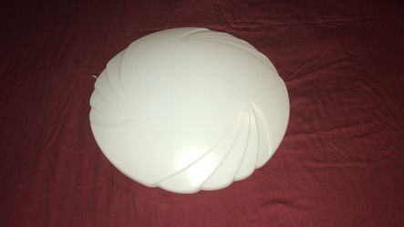 Plastic light ceiling cover