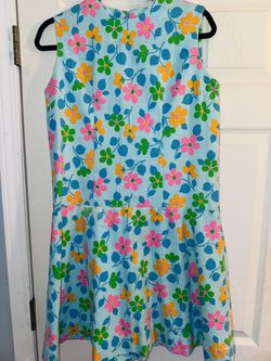 Vintage Handmade 60’s Flower Power Dress - Size Small W