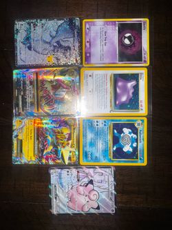 Pokémon Trading Cards Mixed Lot of 7