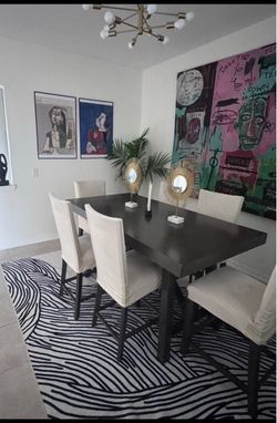 City furniture Dining table and 8 chairs