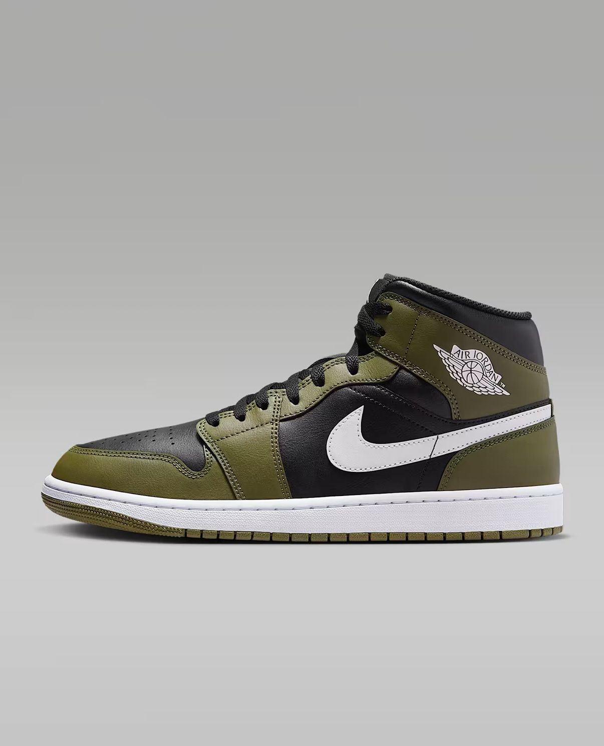Air Jordan 1 Mid Medium Olive Size 13 - | NWB missing lid