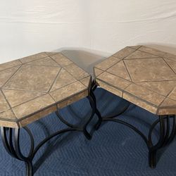 Tile Stone End Tables