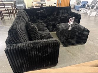Black sectional